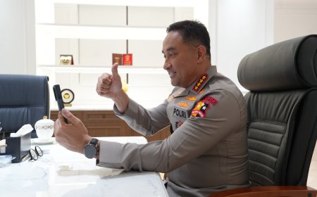 Kapolri Suyudi Beri Dukungan kepada Iptu Agus yang Alami ISPA saat Bertugas Padamkan Karhutla